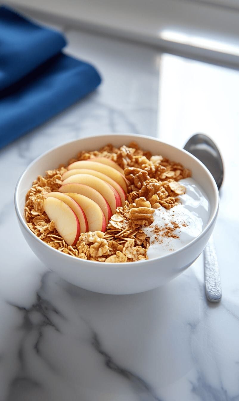 Apple Cinnamon Cereal Bowl