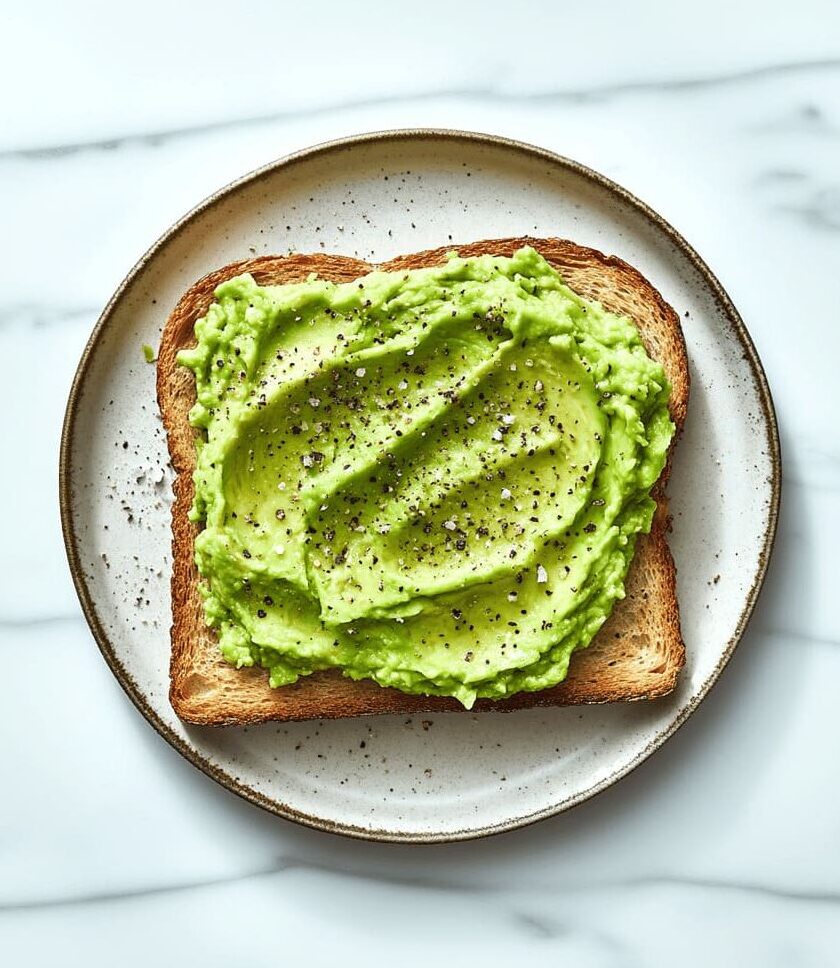 Avocado on Whole Grain Toast - best evening snacks for pregnant women