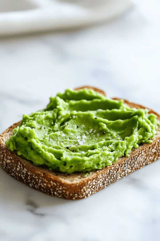 Avocado on Whole Grain Toast - best evening snacks for pregnant women