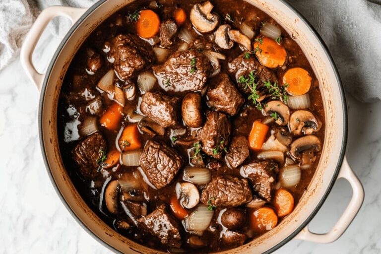 Beef Bourguignon - healthy recipe during pregnancy.