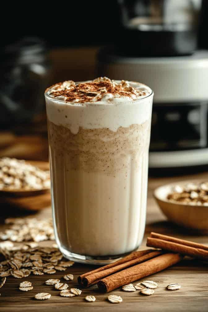 Oatmeal Cookie Shake - healthy bedtime snacks for gestational diabetes