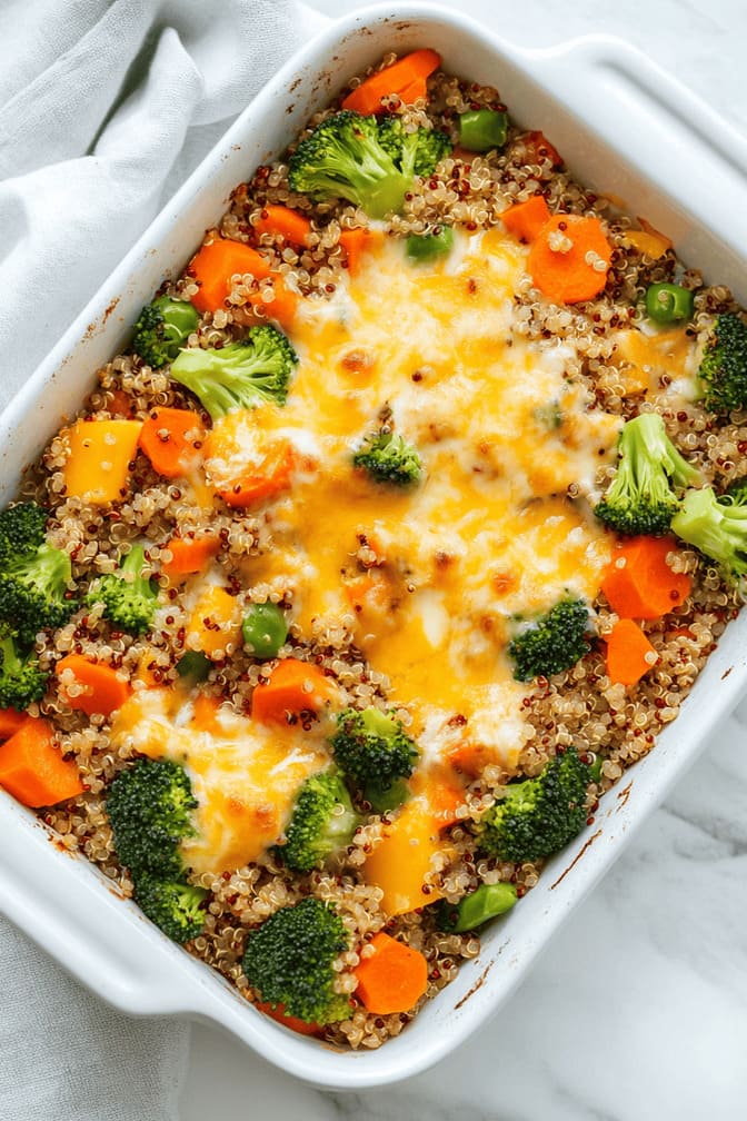 Quinoa and Vegetable Casserole - for GDM mothers