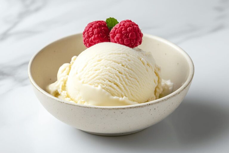 Creamy Low-Carb Vanilla Ice Cream for Mom with Gestational Diabetes