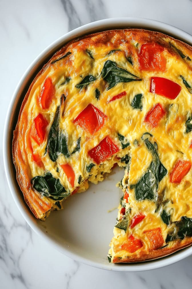 Vegetable and Cheese Frittata recipe for picky eaters