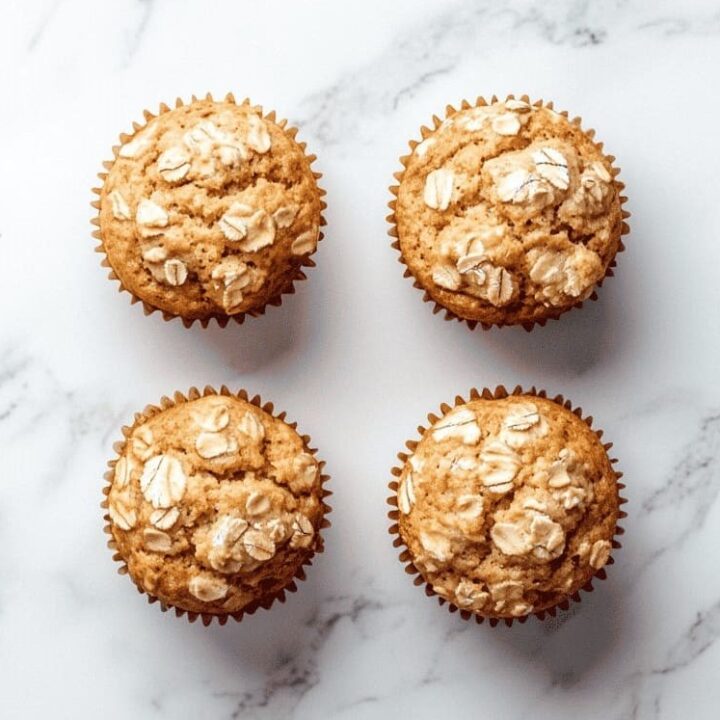 No Sugar and Easy 3-Ingredient Banana Oatmeal Muffins as gestational diabetes breakfast recipes