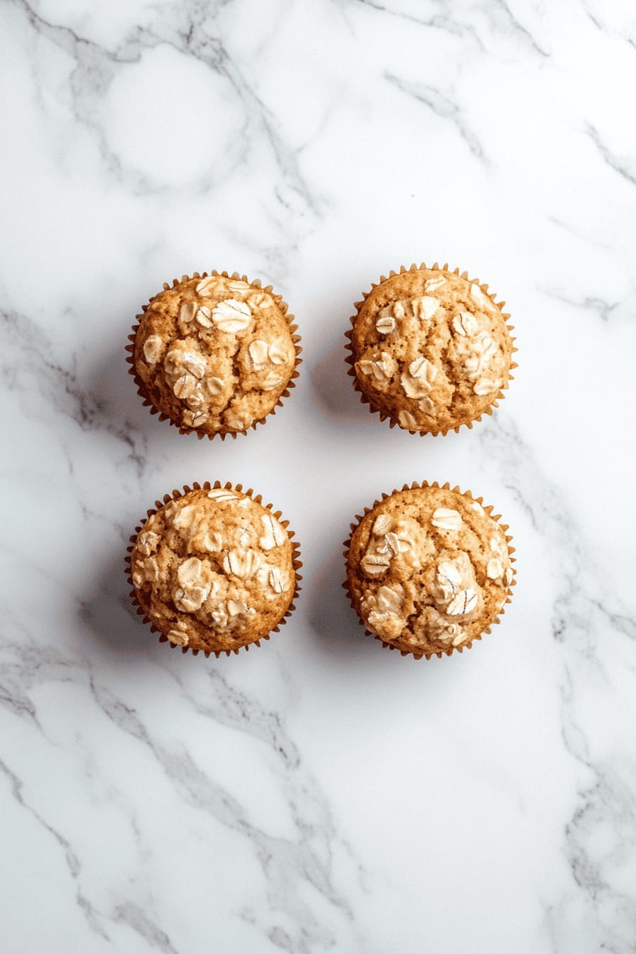 No Sugar and Easy 3-Ingredient Banana Oatmeal Muffins as gestational diabetes breakfast recipes