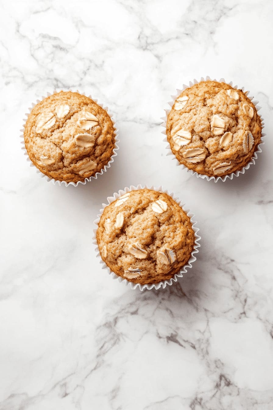 No Sugar and Easy 3-Ingredient Banana Oatmeal Muffins as gestational diabetes breakfast recipes