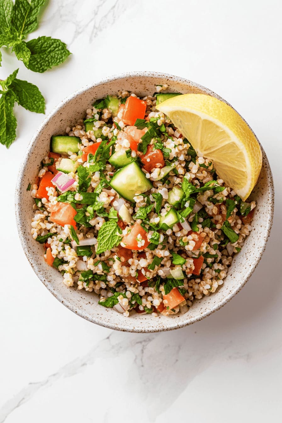 Bulgur Tabbouleh Salad