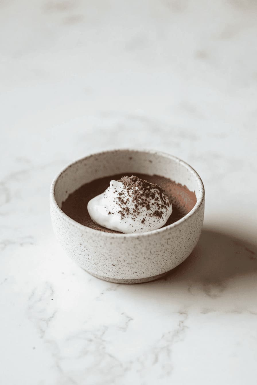 2 ingredient cottage cheese chocolate mousse - low carb and high protein