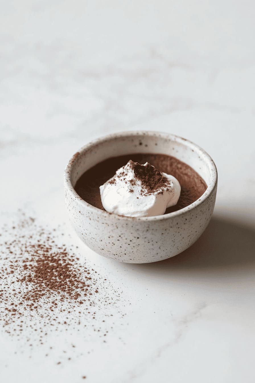 2 ingredient cottage cheese chocolate mousse - keto friendly