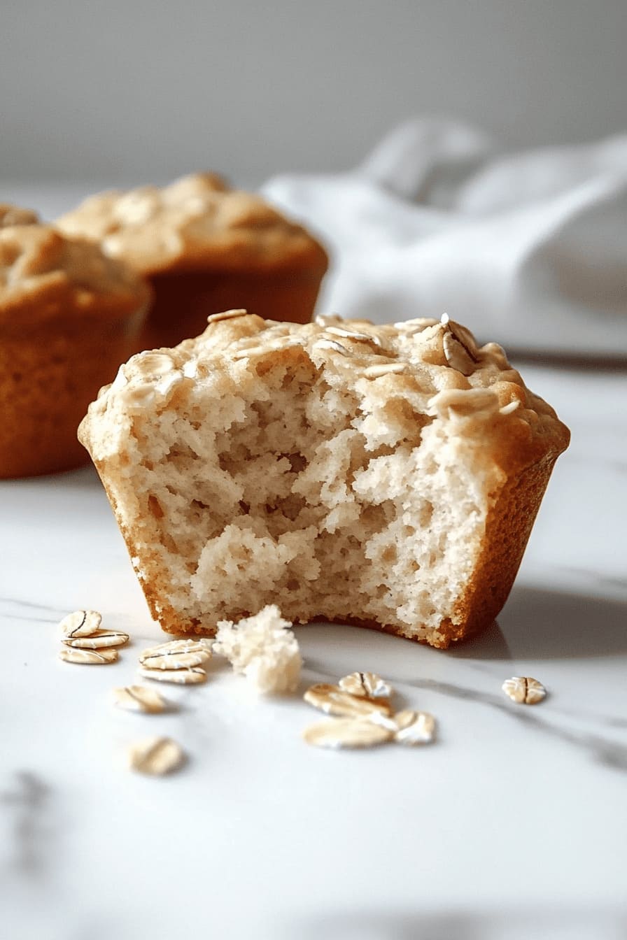 Oat flour muffins