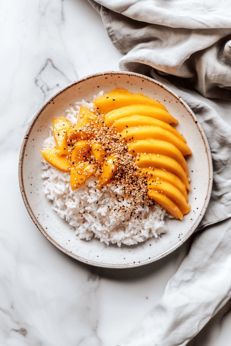 traditional Thai mango sticky rice