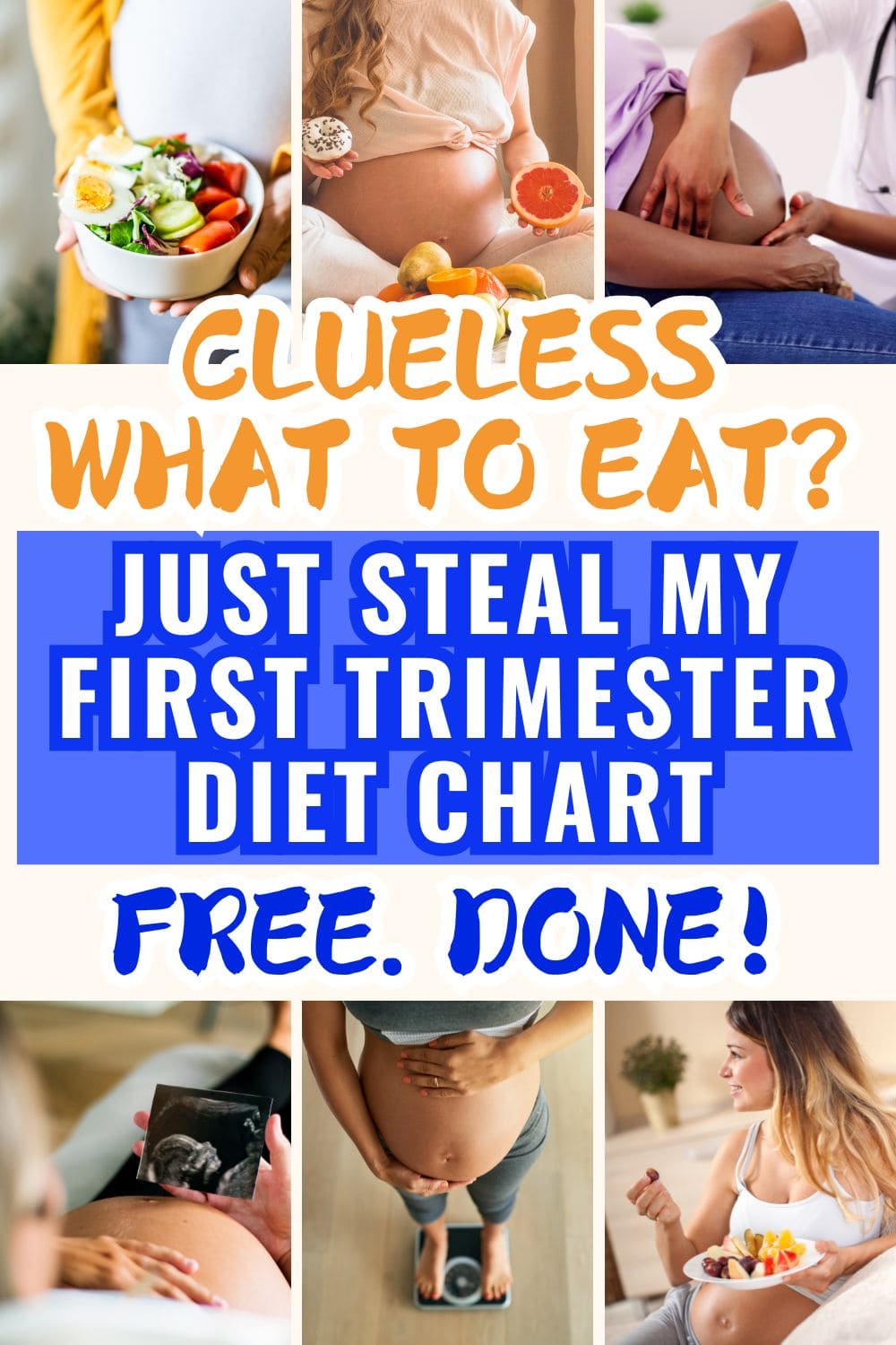 First Trimester Pregnancy Diet Plan, Diet Chart and Meal Plan, 1st Trimester Healthy Foods Checklist