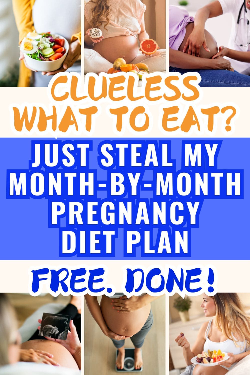 Month-by-Month Pregnancy Diet Chart