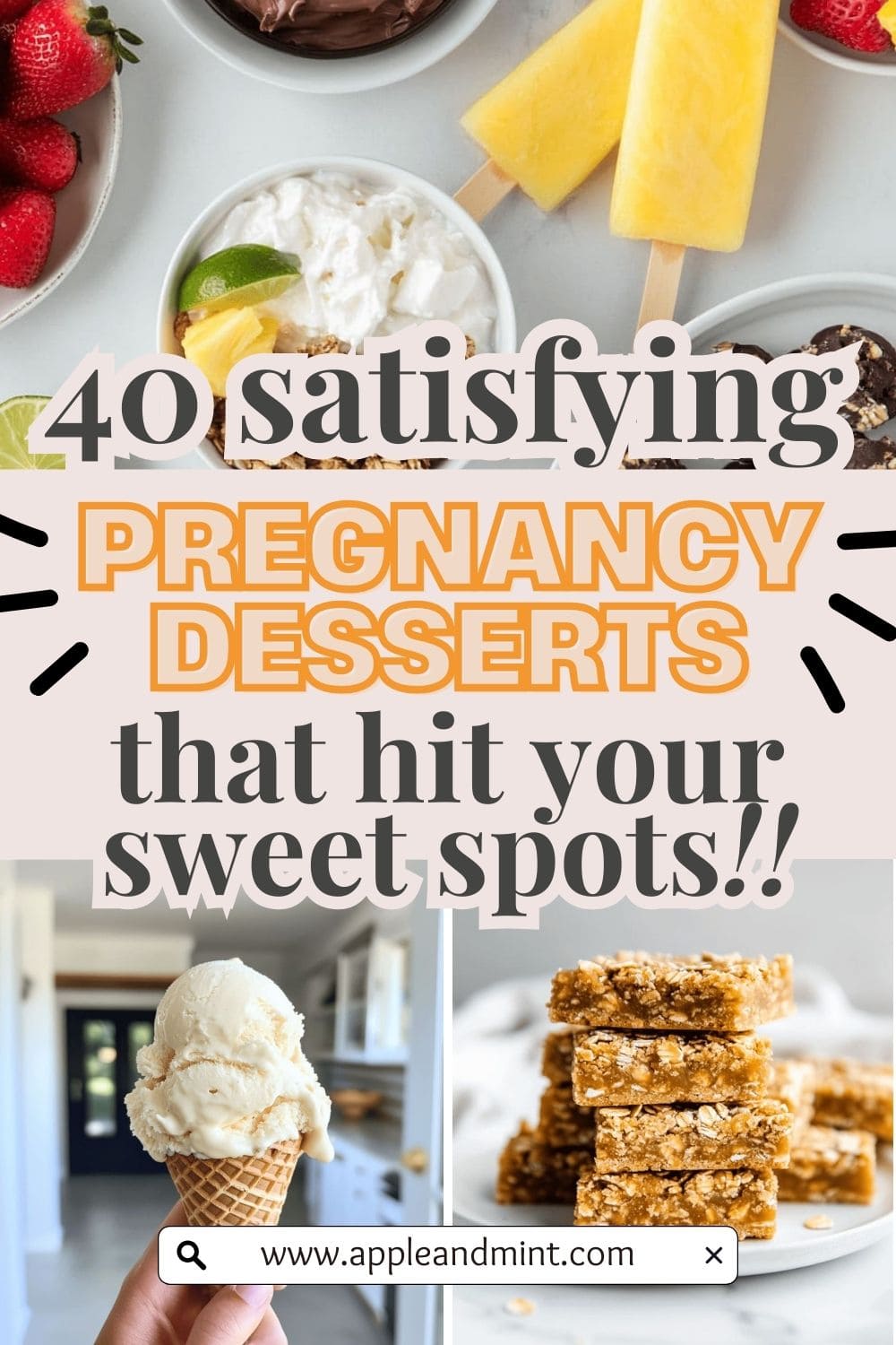 Desserts for pregnancy