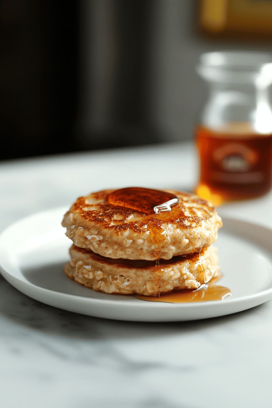 Banana Oat Pancakes  - easy and healthy breakfast ideas for pregnant women