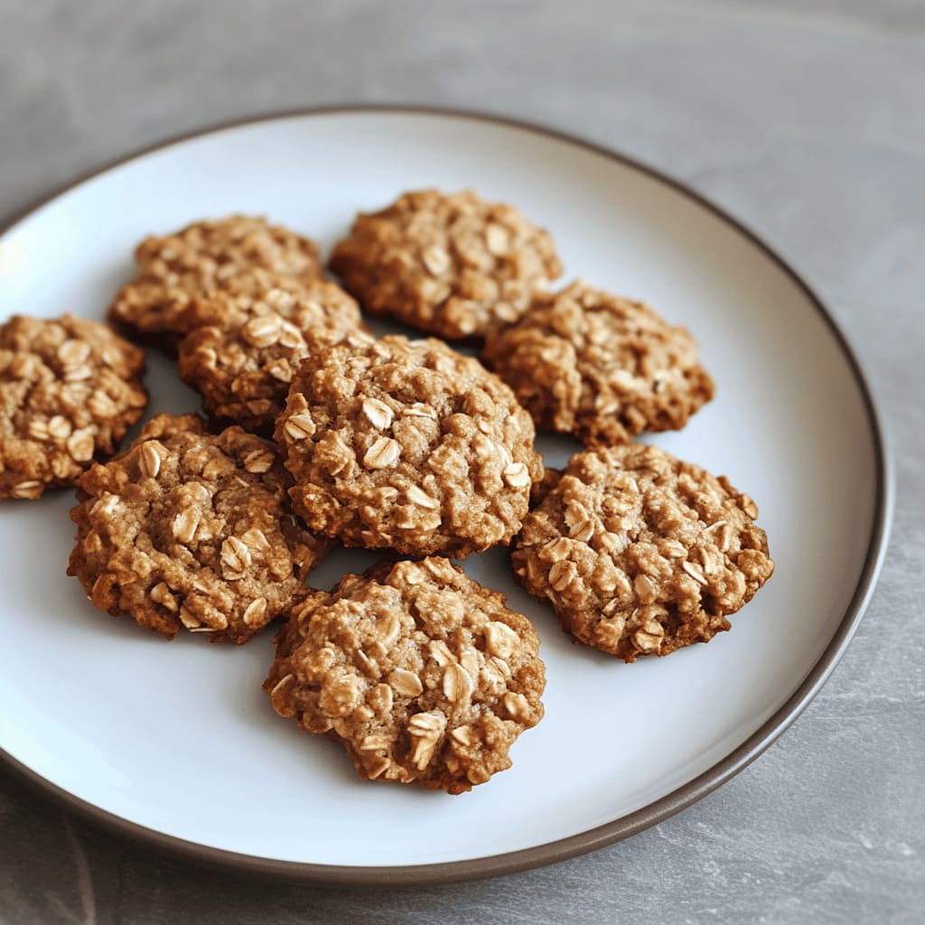 Banana oat cookies