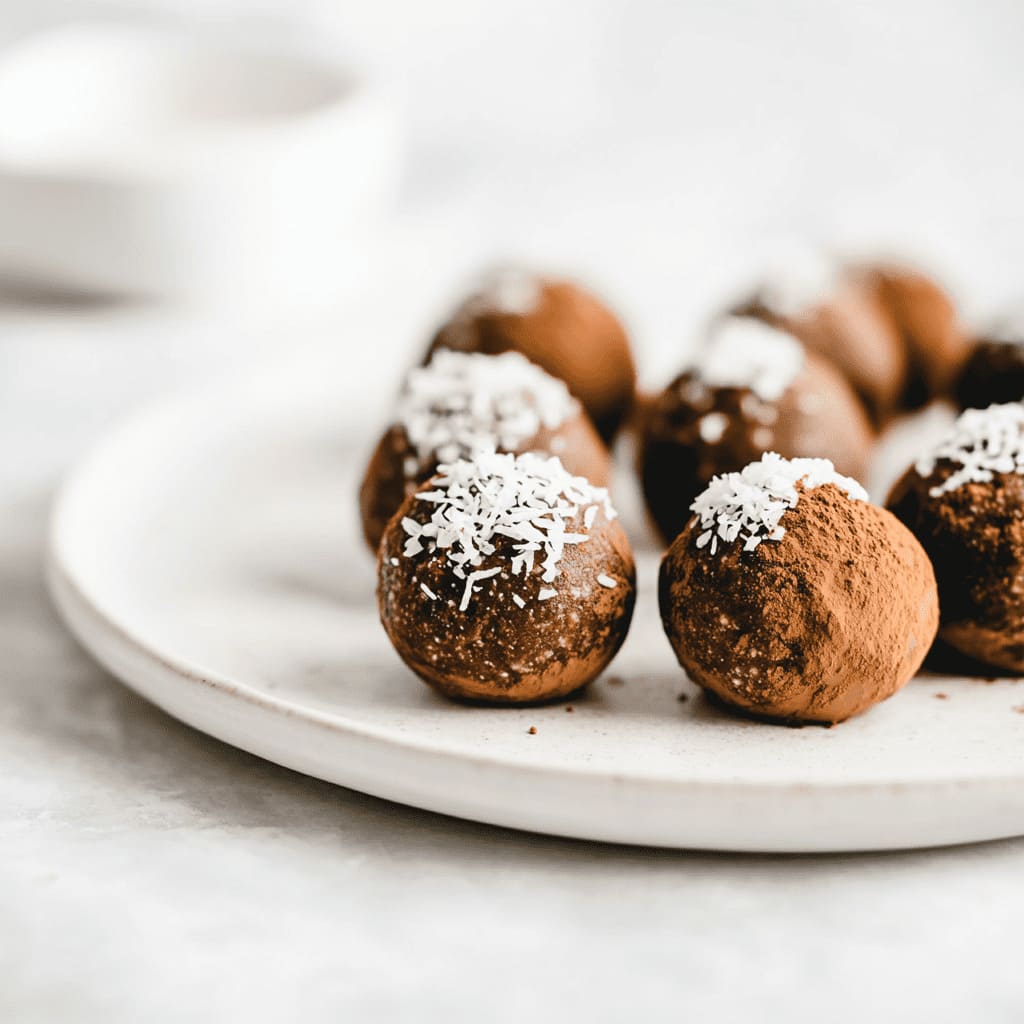 Chocolate avocado truffles