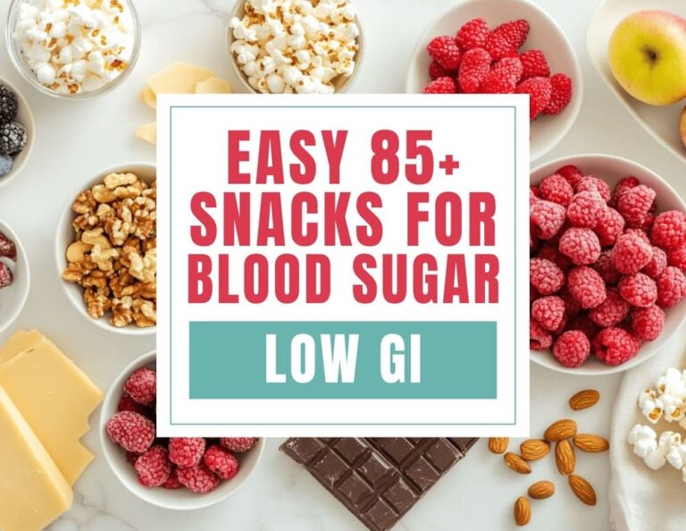 Low glycemic snacks for diabetics