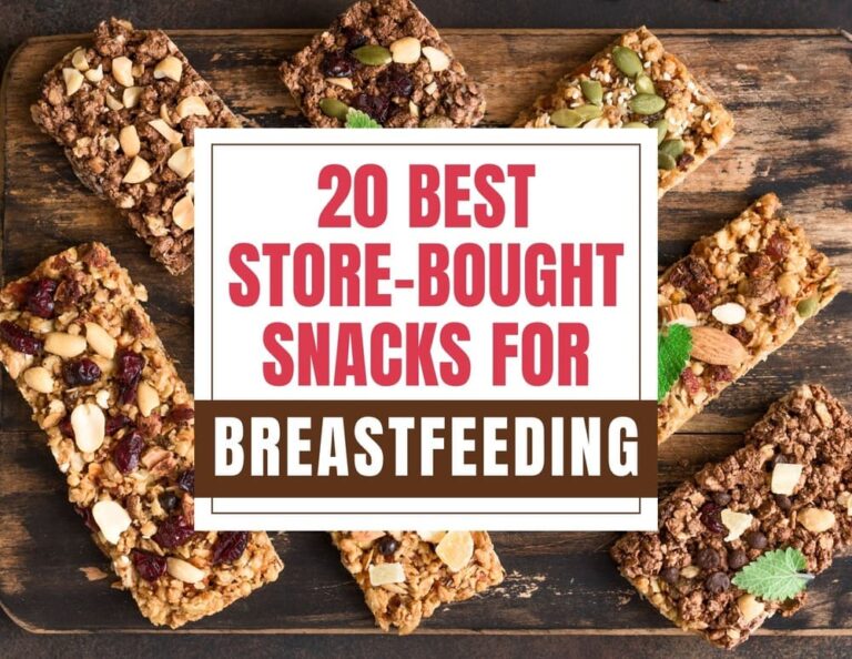 store-bought snacks for breastfeeding moms