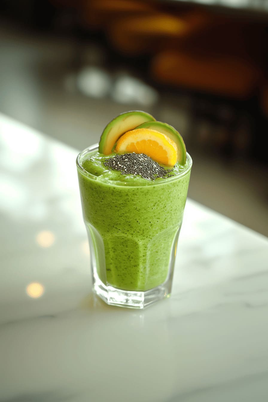 Avocado Spinach Power Smoothie