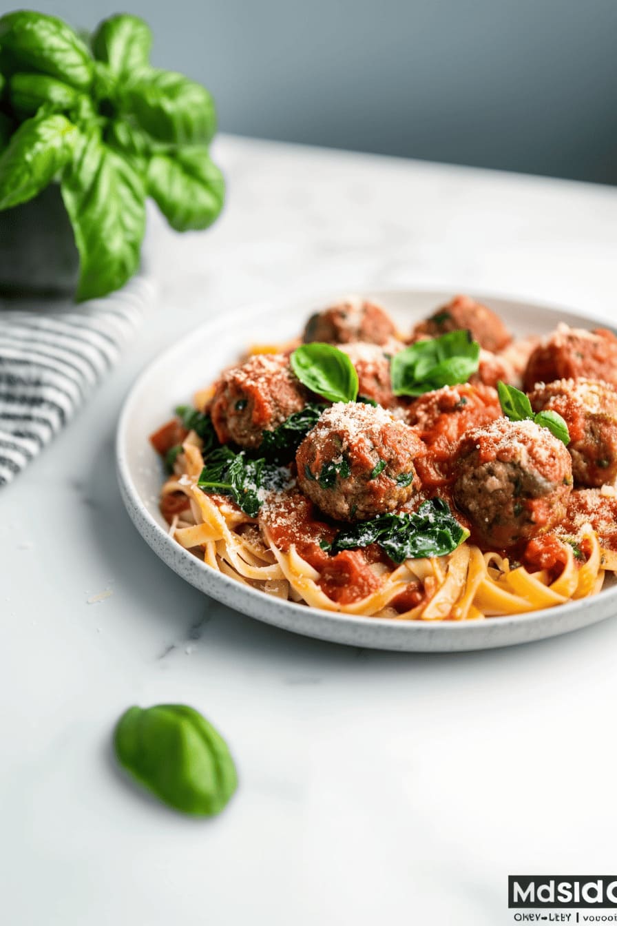 Beef and spinach meatballs