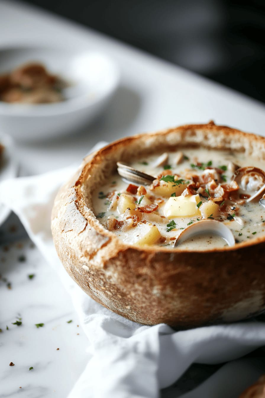 Clam Chowder - foods with high iron for pregnancy