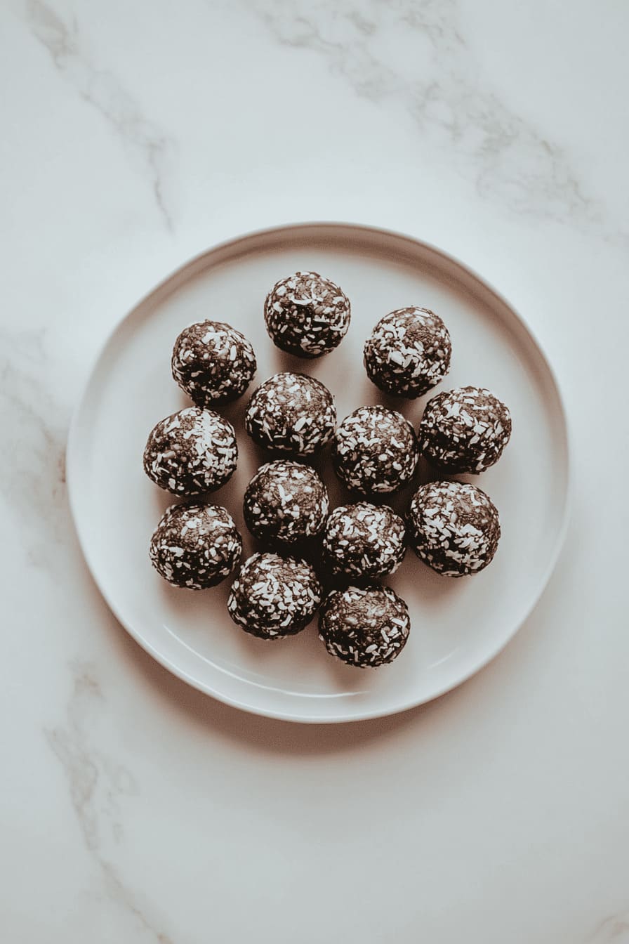Cocoa Peanut Chia Energy Balls - quick breakfast ideas for diabetics