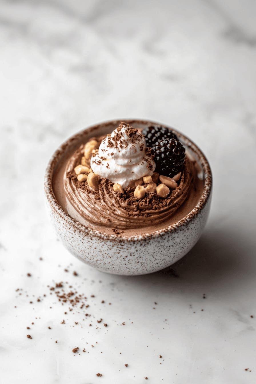 Avocado chocolate mousse