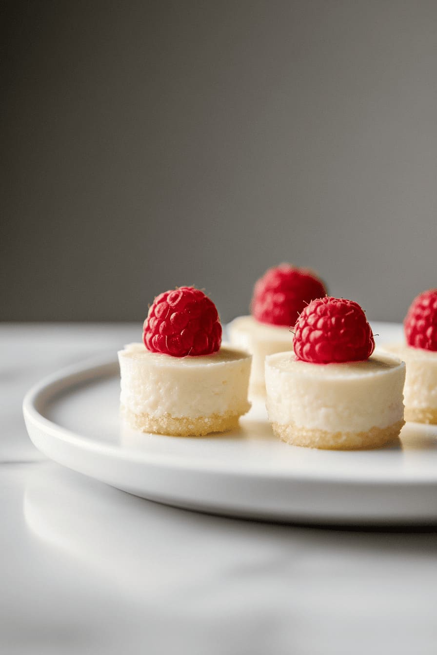 Cheesecake bites - easy no bake desserts for diabetics