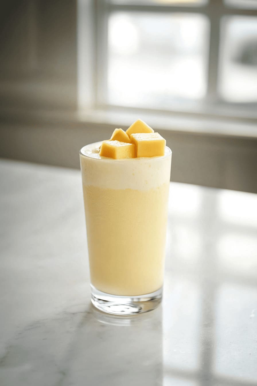 Cottage Cheese Mango Smoothie - green smoothies for diabetics