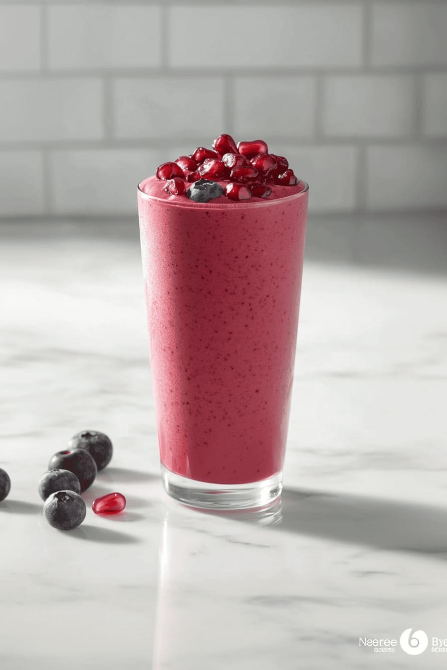 Pomegranate Berry Smoothie - detox smoothies for diabetics