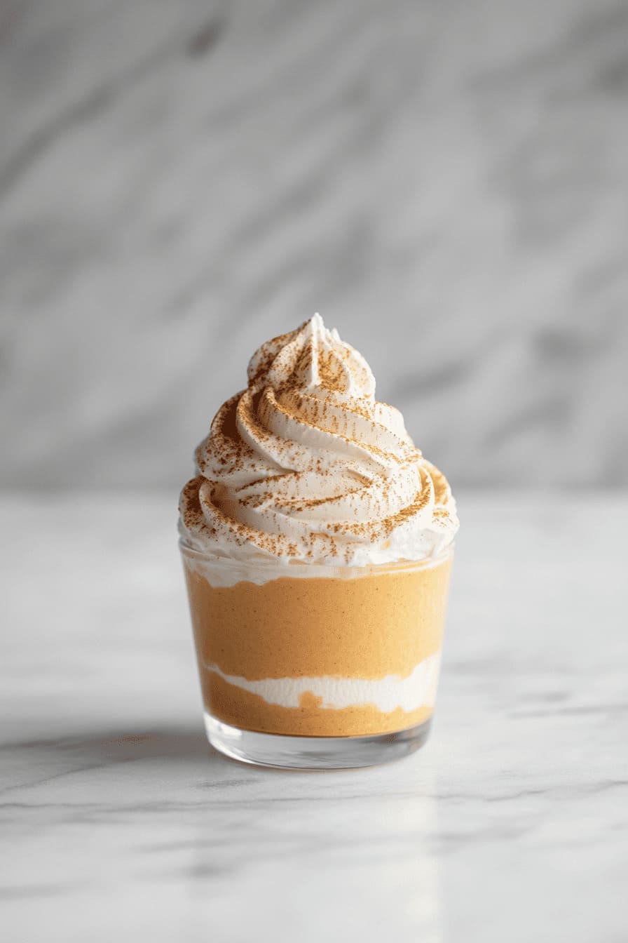 Pumpkin pie mousse cups - easy no bake desserts for diabetics