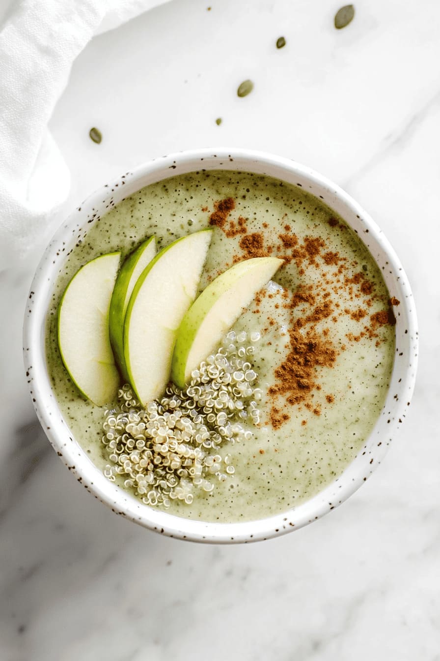 Quinoa Apple Spice Smoothie
