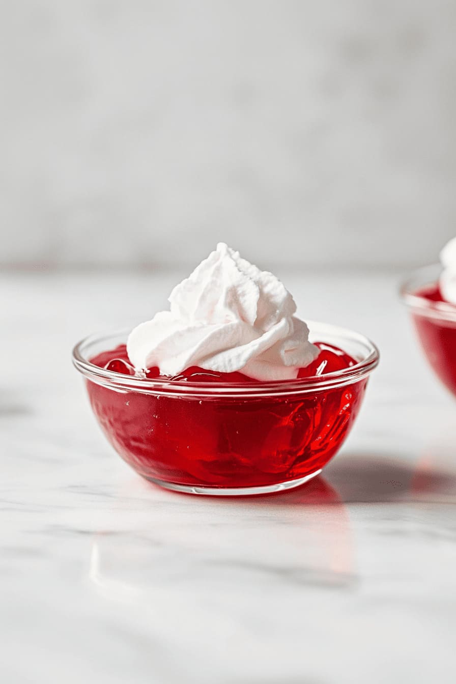 Sugar-free jello with whipped cream - sugar free desserts for diabetics