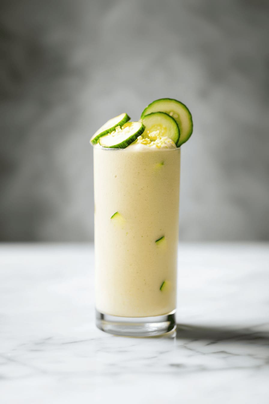 Zucchini Avocado Smoothie - green smoothies for diabetics