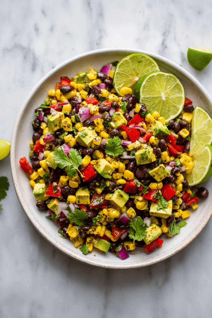 Black Bean Corn Avocado Salad