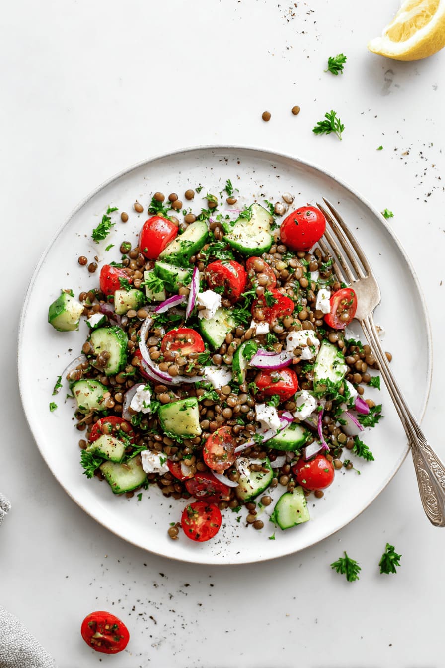 Lentil and Veggie Salad