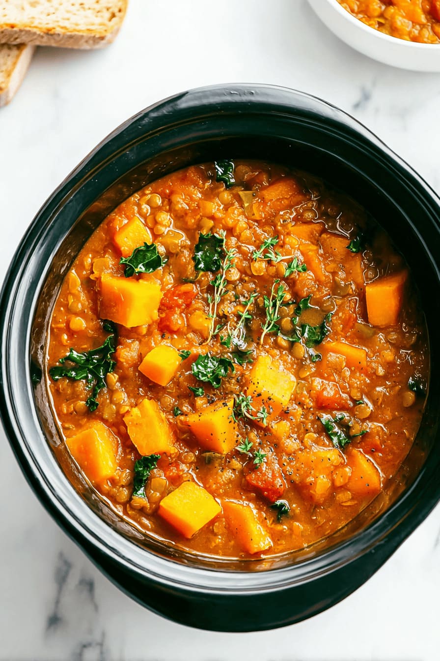 Butternut Squash and Lentil Stew
