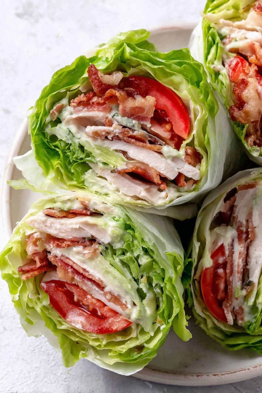 Chicken Club Lettuce Wrap