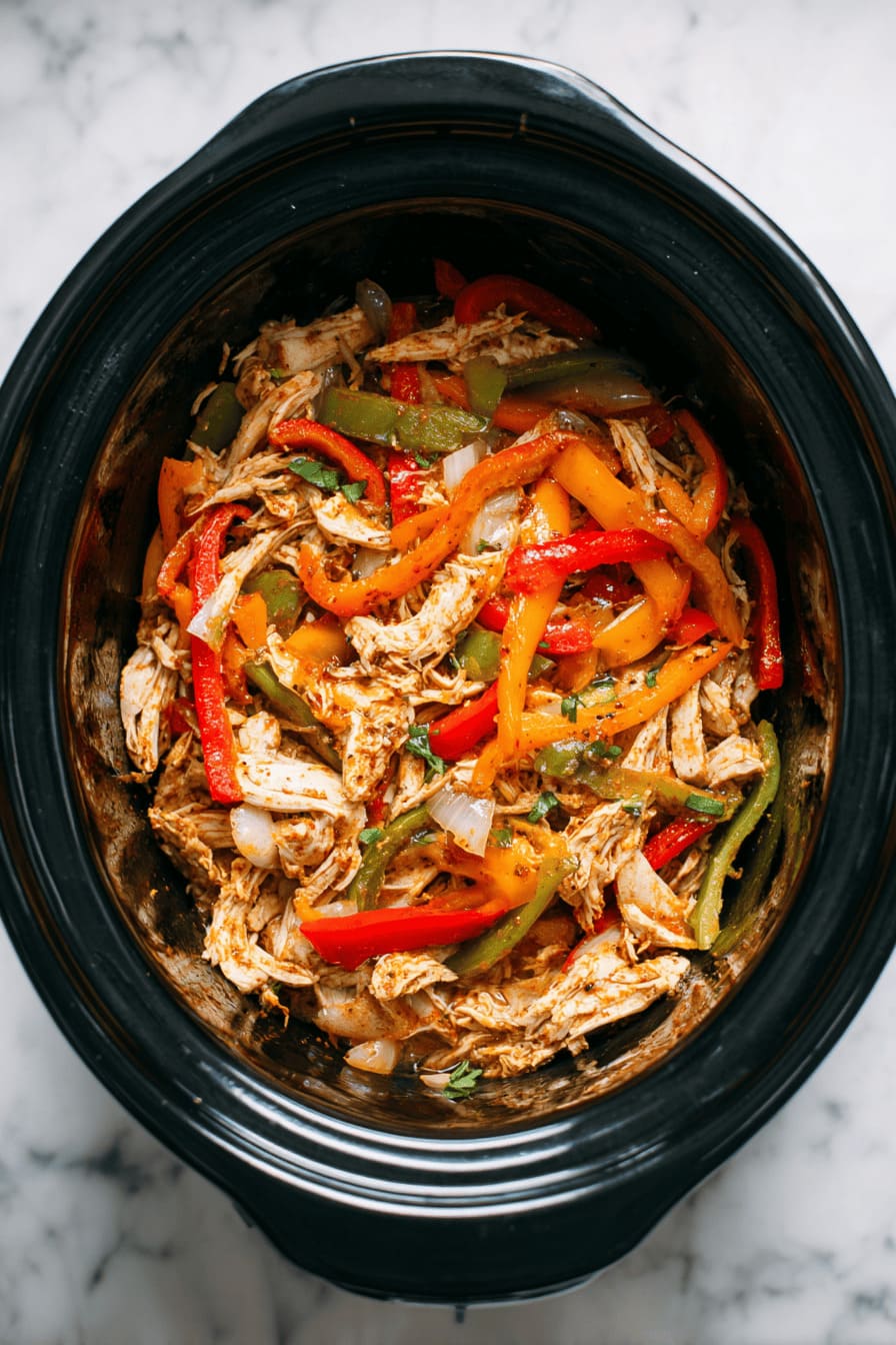 Chicken Fajita Bowl - easy crockpot meals for diabetics
