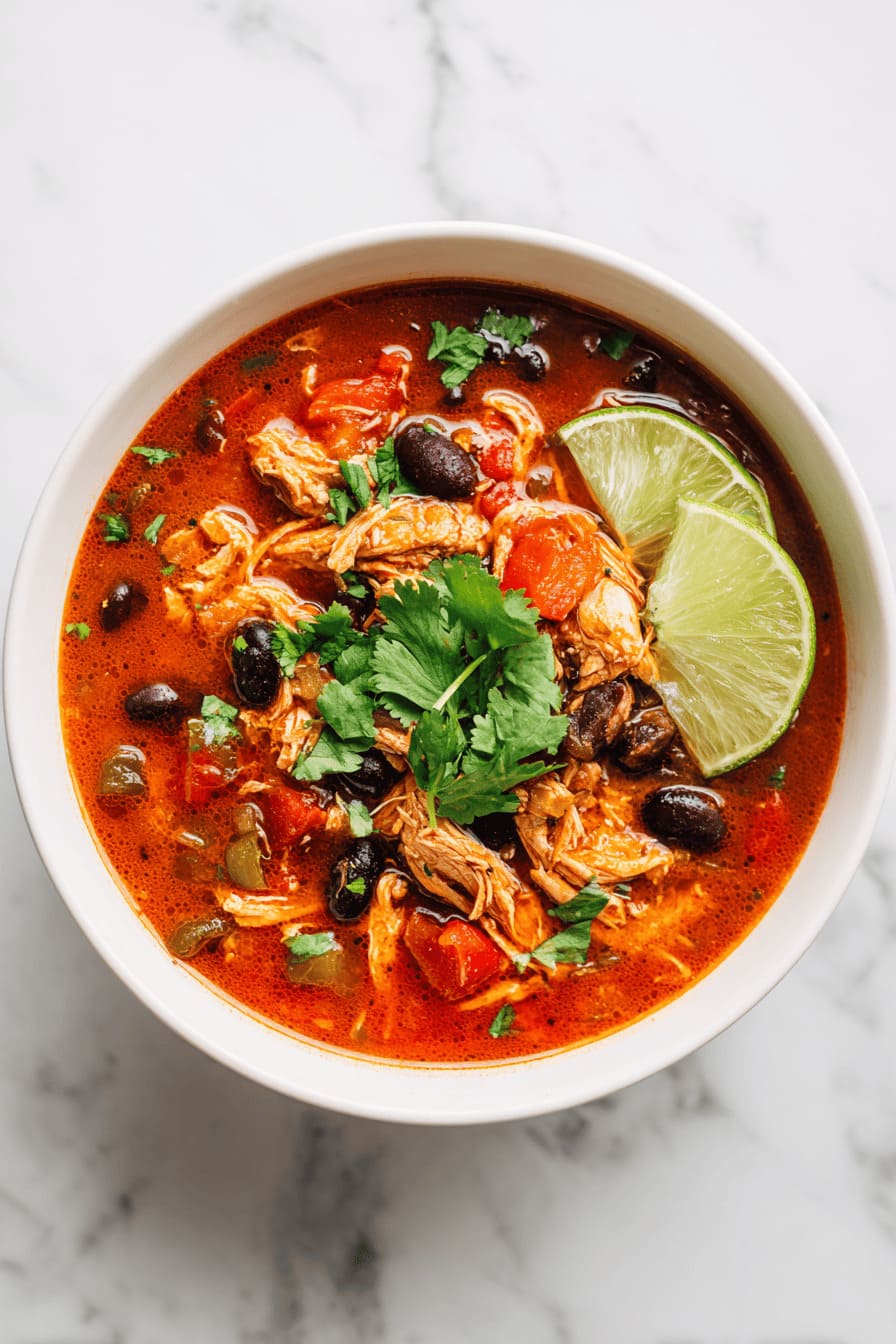 Crockpot Chicken Chili - easy crockpot meals for diabetics