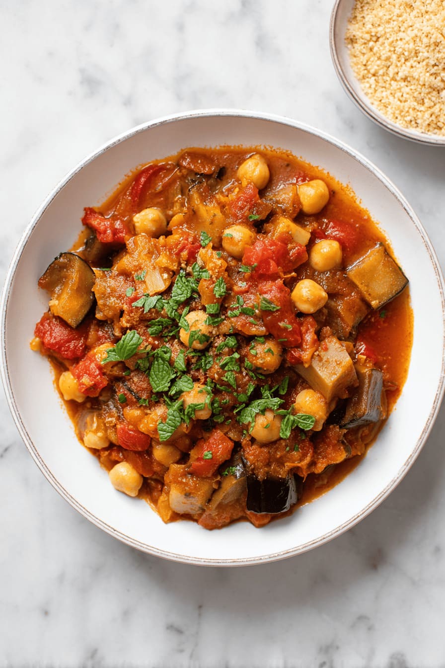 Eggplant Chickpea Stew