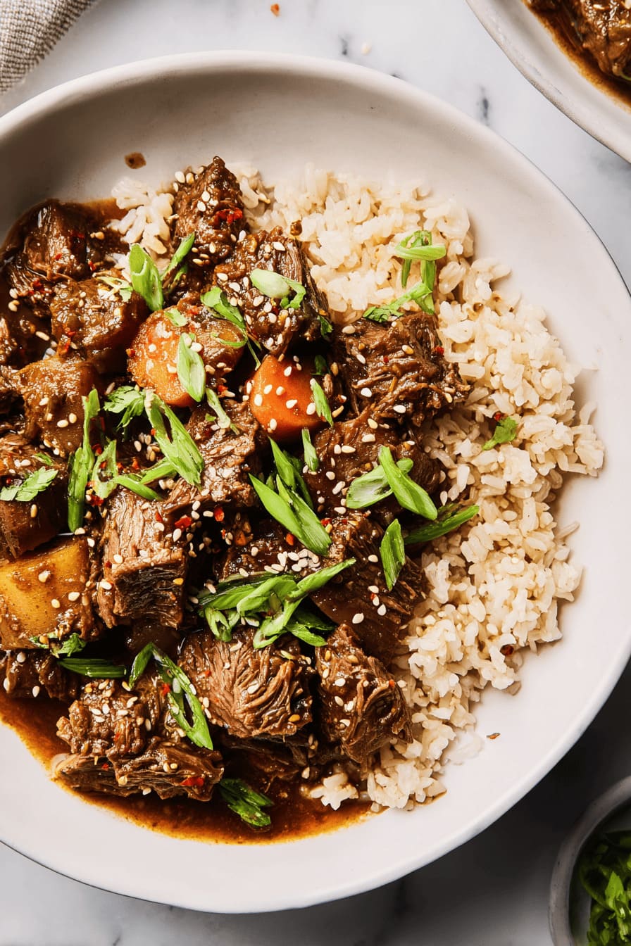 Korean-Inspired Beef Stew