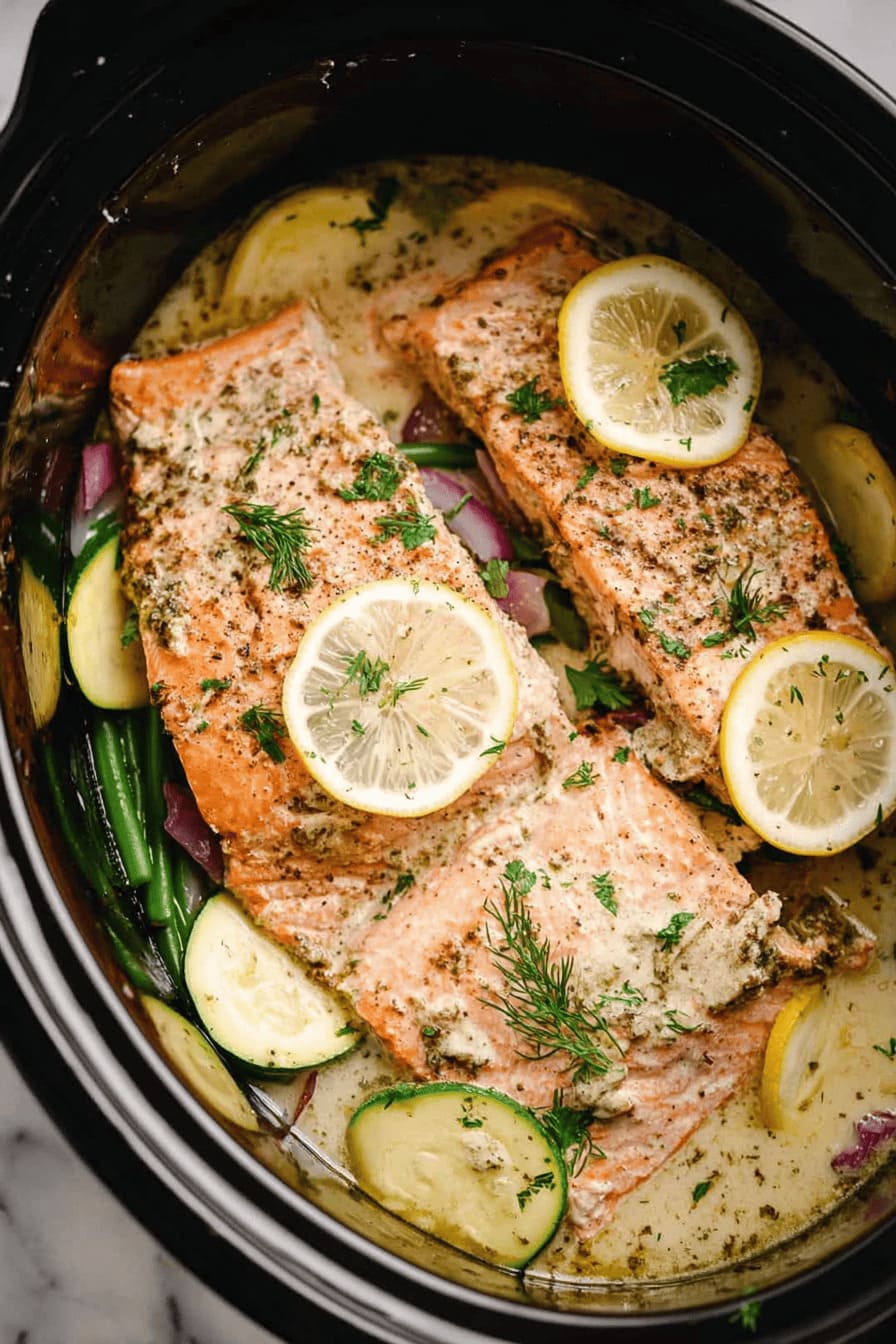 Lemon Dill Salmon with Veggies