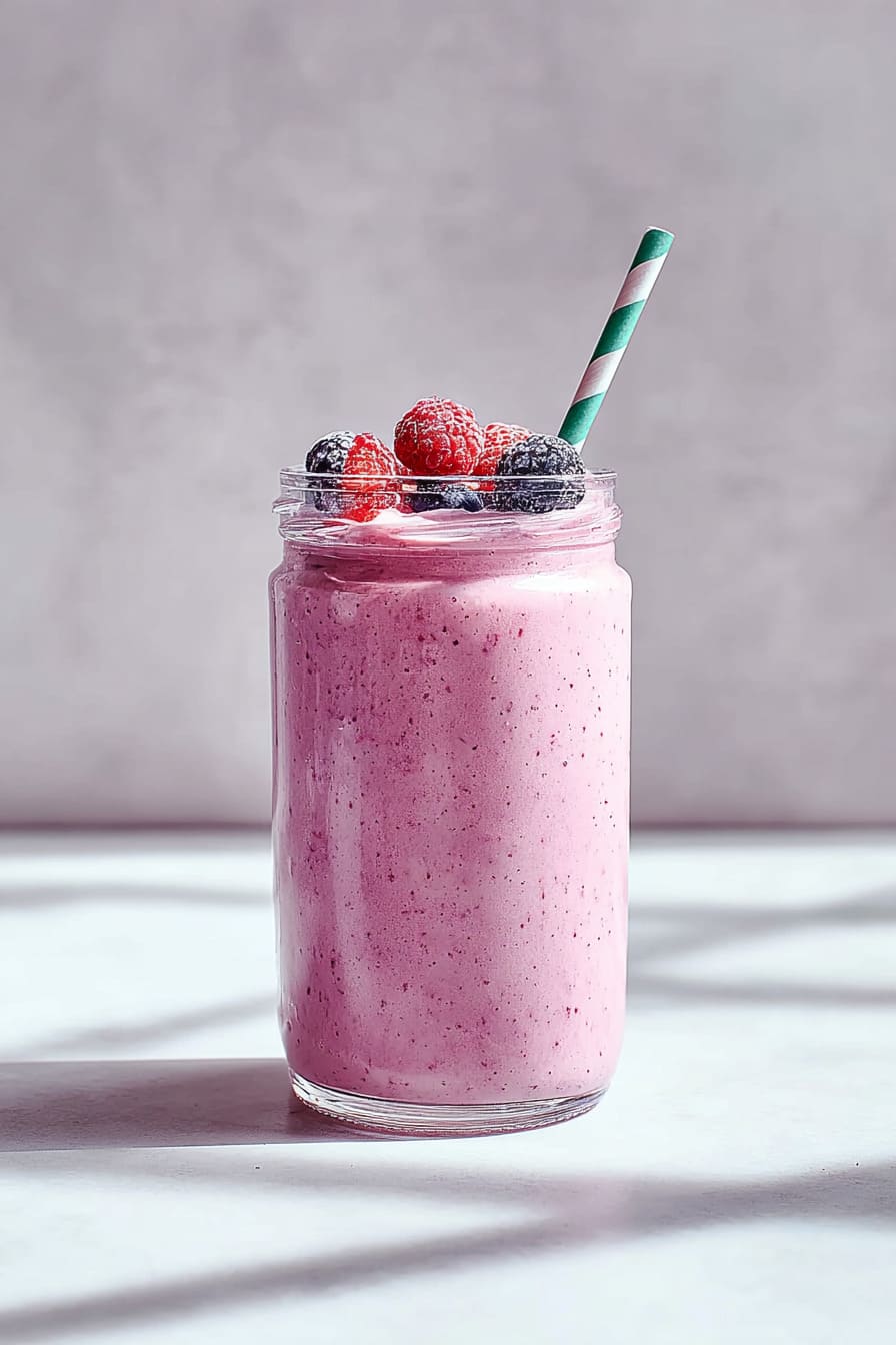 Berry Blast Almond Protein Shake - low-carb protein shakes for diabetics