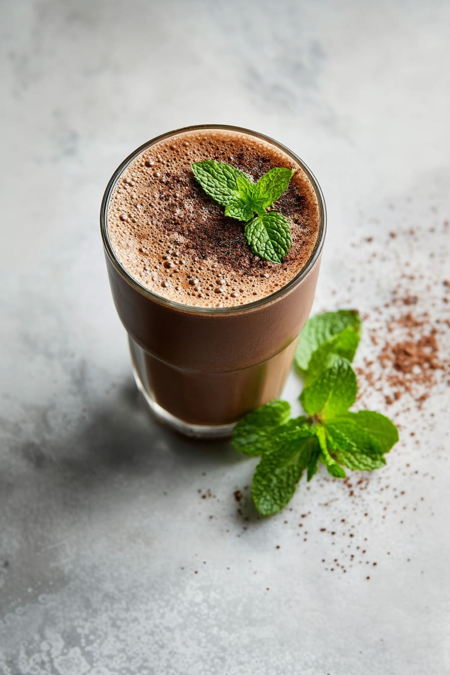 Chocolate Mint Protein Shake