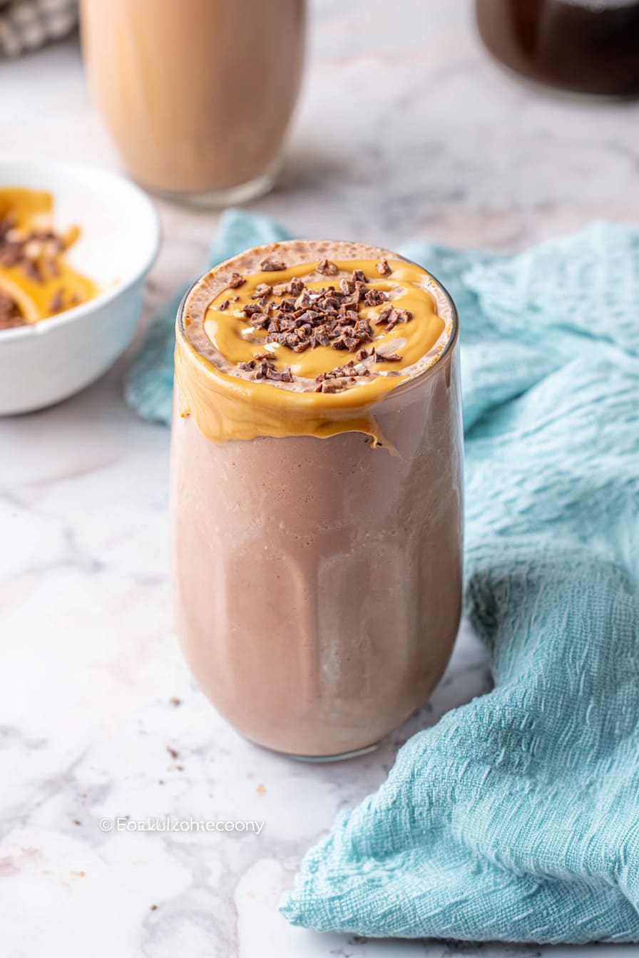 Chocolate Peanut Butter Protein Shake - low-carb protein shakes for diabetics