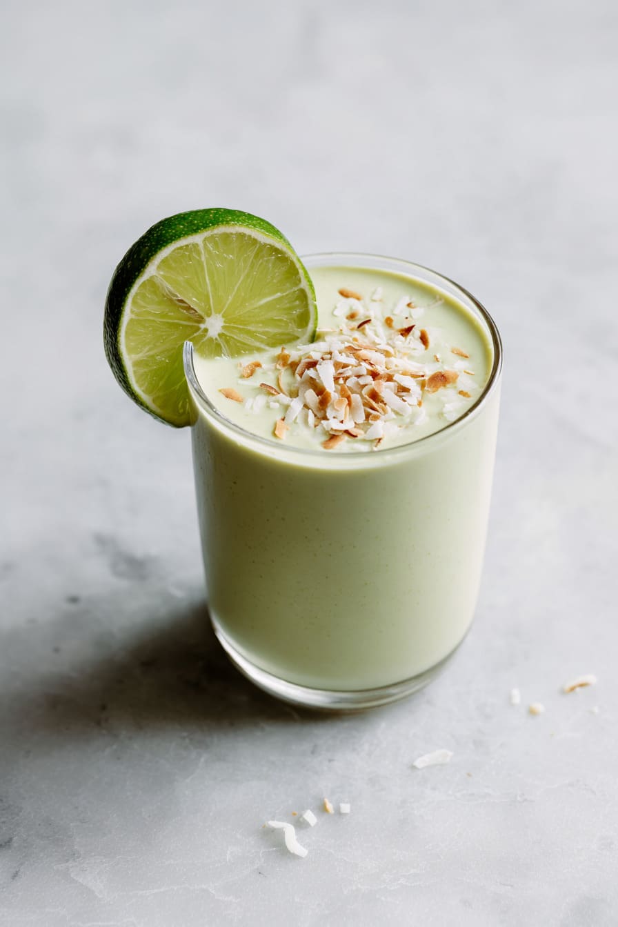 Coconut Lime Silken Tofu Protein Shake