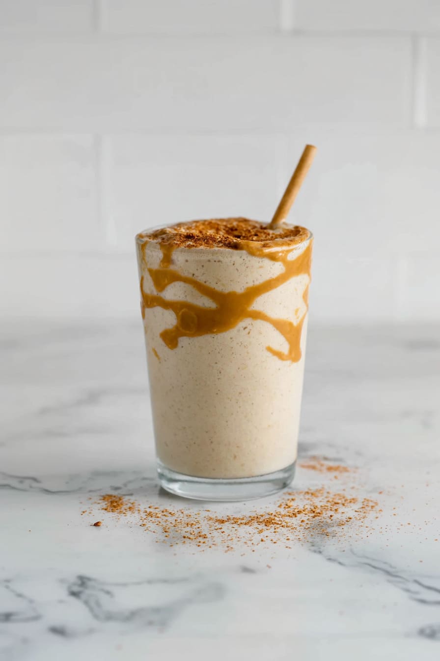 Peanut Butter Cinnamon Roll Protein Shake